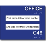 Custom Braille Signage for the State of California and Beyond