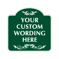 Mission Style Semi-Custom Decorative Sign - 18x18 - Made with 3M Engineer Grade Reflective Rust-Free Heavy Gauge Durable Aluminum available at STOPSignsAndMore.com