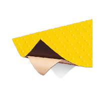 ADA Truncated Dome Bump Pads - 2x3 - Surface Applied Flexible Peel And Stick Dome Pads are designed for the visually impaired to feel the raised domes with their feet.