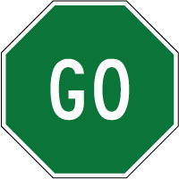 GO Signs - 12x12 - Engineer Grade Reflective Rust-Free Heavy Gauge Aluminum STOP Signs
